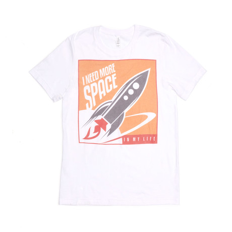 I Need More Space Tee // White (S)