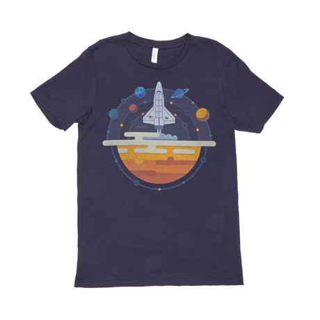 80 NASA Tee // Navy (S)