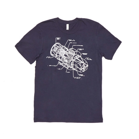 Hubble Telescope Tee // Navy (S)