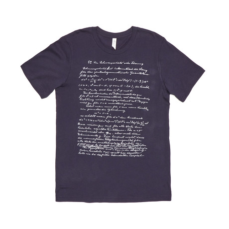 Einstein's Relativity Tee // Navy (S)