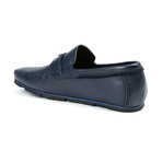 Gorky Leather Moc Toe Driver // Blue (US: 9.5)