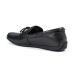 Zanzara // Hals Leather Moc Toe Driver // Black (US: 9.5)