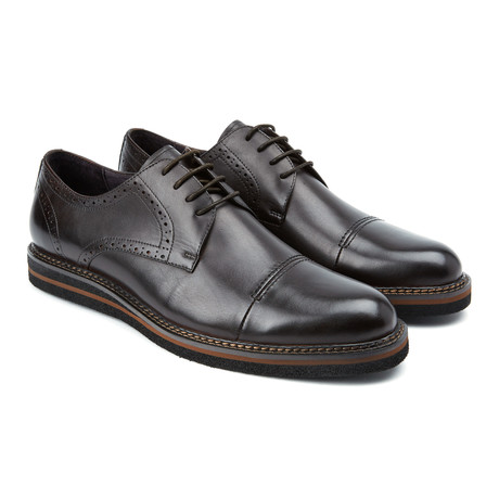 Ucello Cap Toe Quarter Blucher // Brown (US: 8)