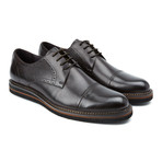 Ucello Cap Toe Quarter Blucher // Brown (US: 11.5)