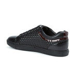 Rhythm Captoe Leather Sneaker // Black (US: 8)