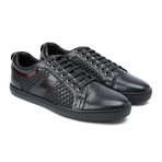 Rhythm Captoe Leather Sneaker // Black (US: 10)