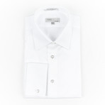 Pique Laydown Shirt // White (US: 15.5L)