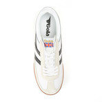 Super Harrier Leather Trainer // White + Black (US: 9)