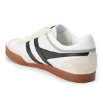 Super Harrier Leather Trainer // White + Black (US: 11)