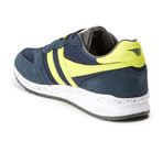 Samurai Trainer // Navy + Grey + Acid Yellow (US: 12)