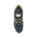 Samurai Trainer // Navy + Grey + Acid Yellow (US: 8)