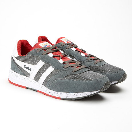 Samurai Trainer // Grey + Red + White (US: 7)