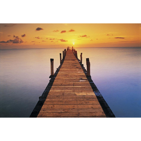 Sunset Dock (20"H x 30"L)