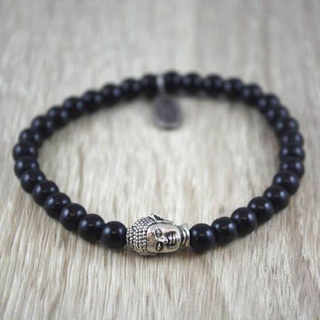 Buddha Bracelet // Black Onyx (Medium)