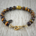 Buddha Bracelet // Tigers Eye (Medium)