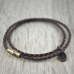 Double Wrap // Dark Brown (Medium)