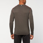 Primary Long Sleeve Tee // Heather Asphalt (L)