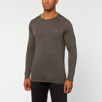 Primary Long Sleeve Tee // Heather Asphalt (L)