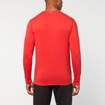 Primary Long Sleeve Tee // Heather True Red (2XL)