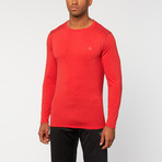 Primary Long Sleeve Tee // Heather True Red (M)