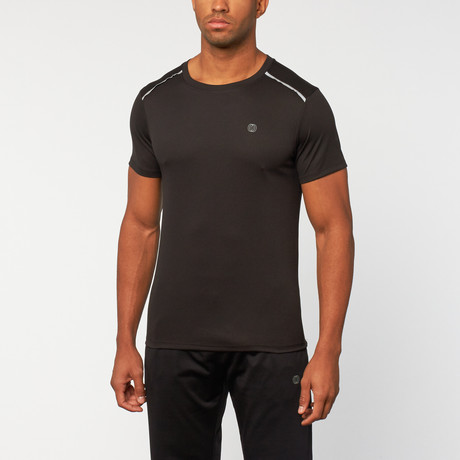 Tech Mesh Admiral Tee // Black (S)