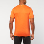 Back to Basics Tee // Heather Red Orange (L)