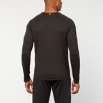 Active Mesh Long Sleeve Top // Black (L)