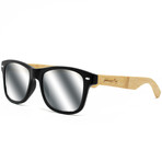 Retrofly // Bamboo // Gloss Black (Brown Polarized)