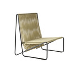 Rada Lounge Chair // Black + Hemp Rope