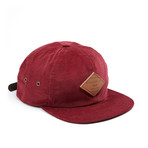 Classic Corduroy Polo Hat // Burgundy