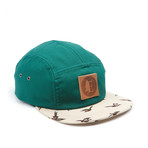 Vintage Phesant 5 Panel Hat // Hunter