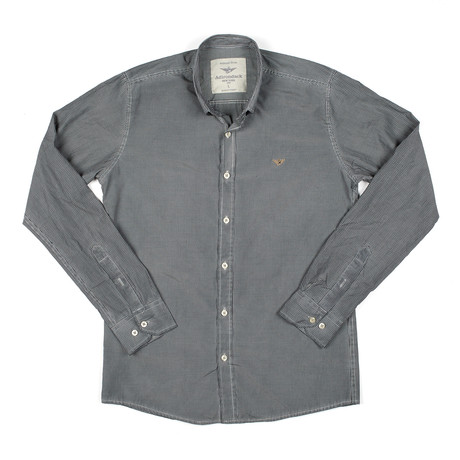 Overdyed Button-Down // Smoked Gingham (S)