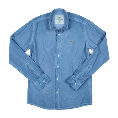 Overdyed Button-Down Shirt // Blue Gingham (S)