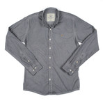 Button-Down Shirt // Anthracite Micro Houndstooth Dot (M)