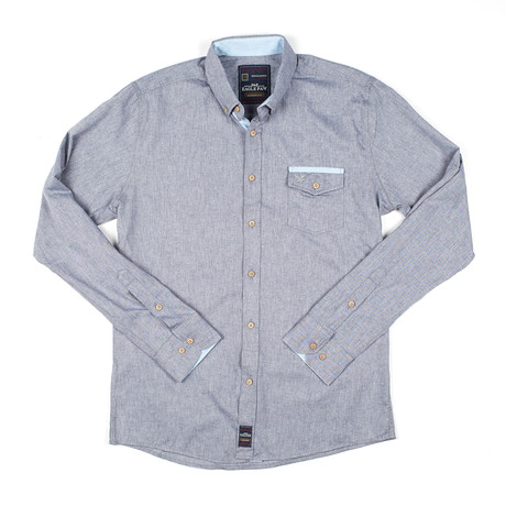 Button-Down // Grey Chambray (S)