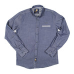 Button-Down Shirt // Dark Blue Chambray (S)
