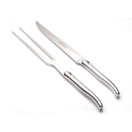 Laguiole Carving Set // Aluminium Handle