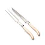 Laguiole Carving Set // Ivory