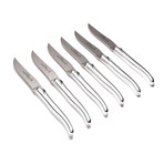 Laguiole Steak Knives // Set of 6 // Aluminium Handle