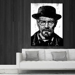 Heisenberg // Canvas (12"L x 16"H)