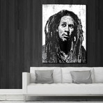 Bob Marley // Canvas (12"L x 16"H)