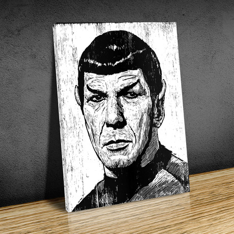 Spock // Canvas (12"L x 16"H)