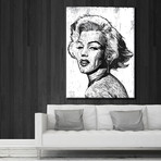 Marilyn Monroe // Canvas (12"L x 16"H)