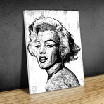 Marilyn Monroe // Canvas (12"L x 16"H)