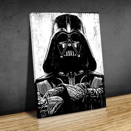 Darth Vader // Canvas (12"L x 16"H)