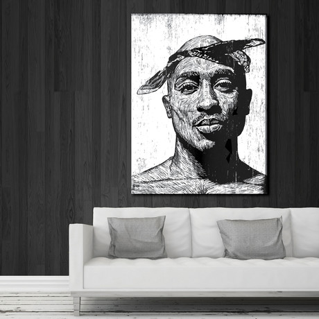 Tupac Shakur // Print (12"L x 16"H)