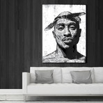 Tupac Shakur // Canvas (12"L x 16"H)