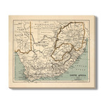 Map of South Africa // 1899 (16"W x 14"H)