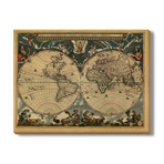 Map of the World // 1664 (16"W x 12"H)