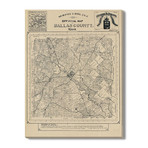 Official Map of Dallas County // 1886 (12"W x 16"H)